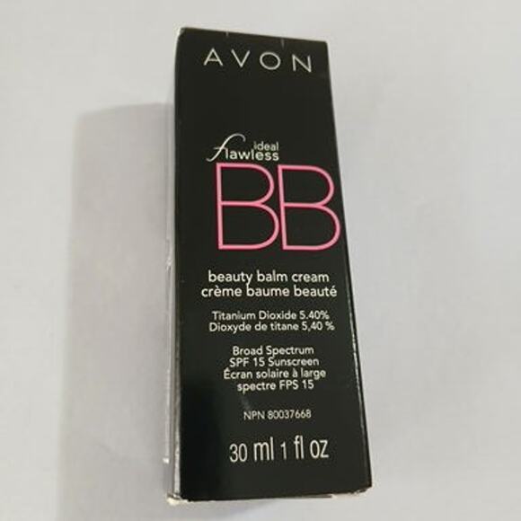 Avon Ideal Flawless BB Beauty Balm Cream LIGHT titanium dioxide  SPF 15 NIB - Picture 5 of 6